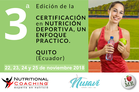 Certificación en Nutrición Deportiva